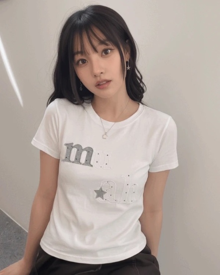 muahmuah星星點點貼布短袖(MUT26045)