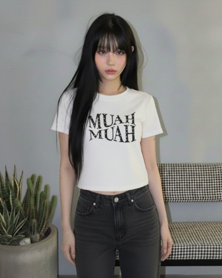 muahmuah 愛心點點短袖 (MUT26027)