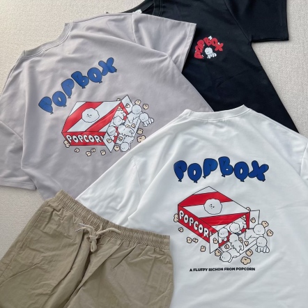 20031 POPBOX爆米花短袖