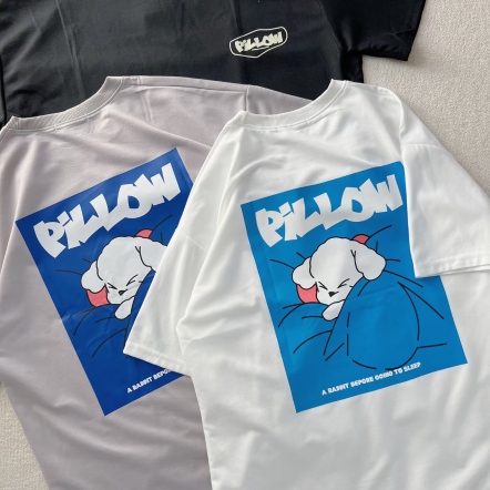 20028 PILLOW枕頭狗短袖