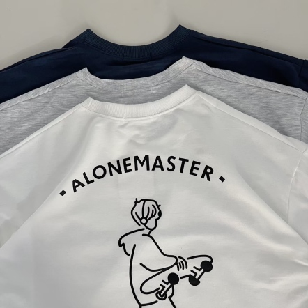 20004 ALONEMASTER滑板男短袖